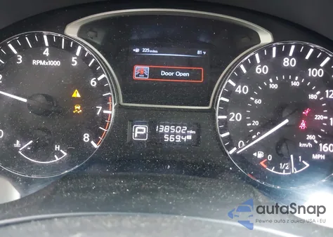 2013 Nissan Altima 2.5 Sv z USA, uszkodzony, nr VIN 1N4AL3AP5DN509296